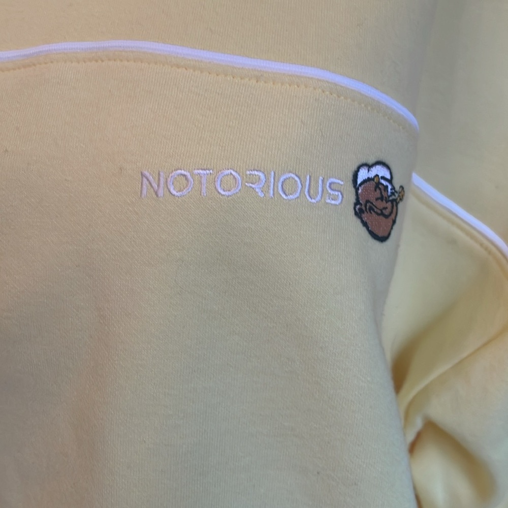 NWT NOTORIOUS POPEYE lightweight shortsleeved sweatshirt - Picture 2 of 5